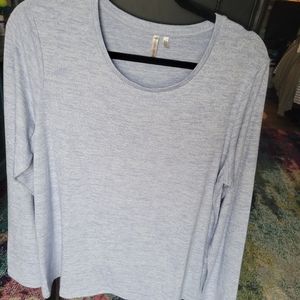 LAST CHANCE NWOT Banana Republic Cozy Heather Blue Top
